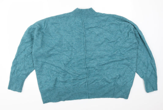 Micha Lounge Womens Blue Pullover Jumper Size L