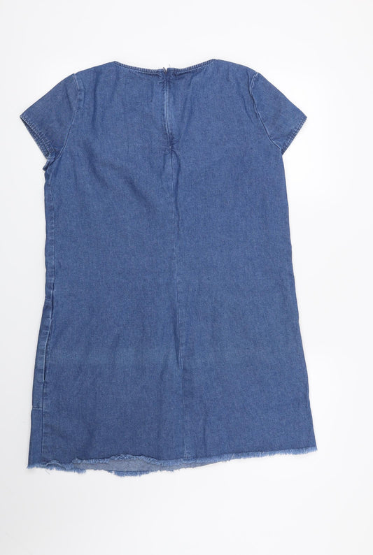 Zara Womens Blue Shift Size M