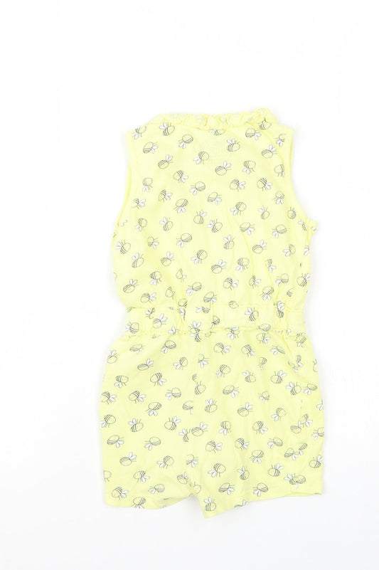 Young Dimension Girls Yellow Playsuit One-Piece Size 2 Years