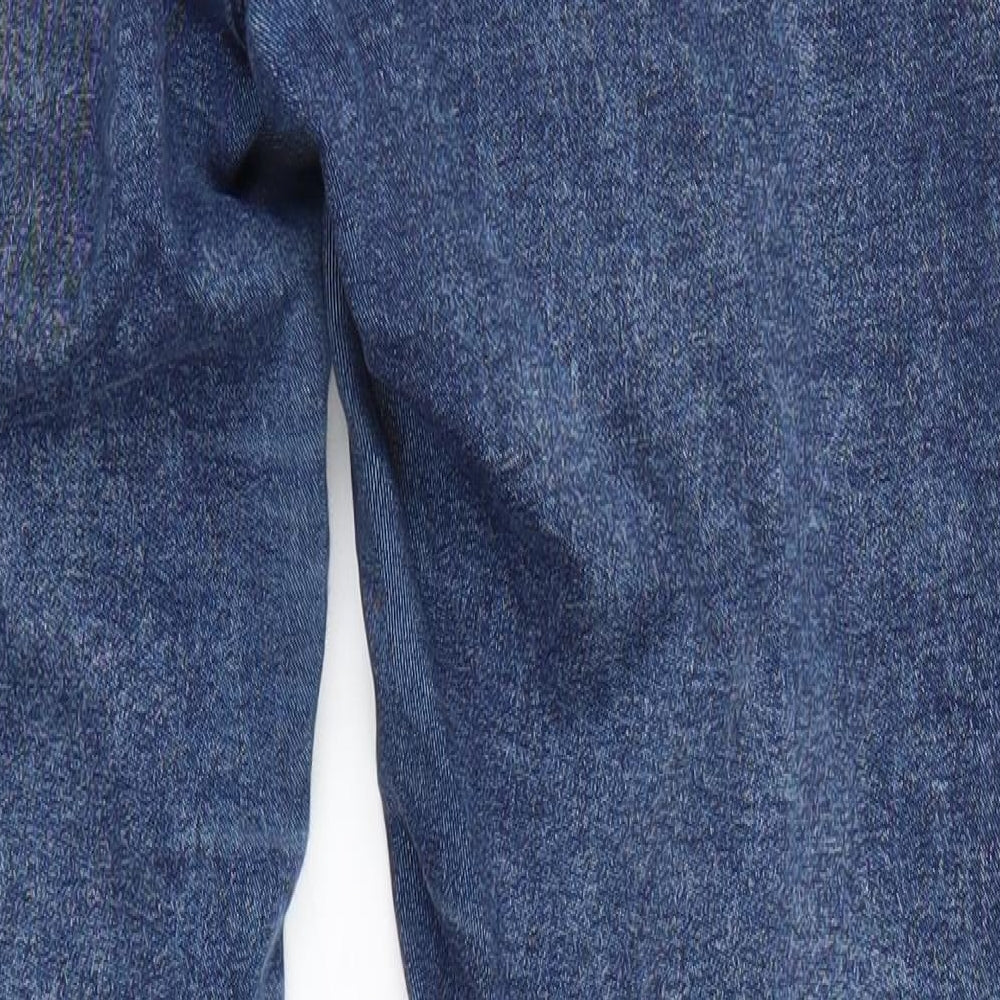 Brand and care label for Eden women’s blue straight jeans, size UK 10, 29-inch leg