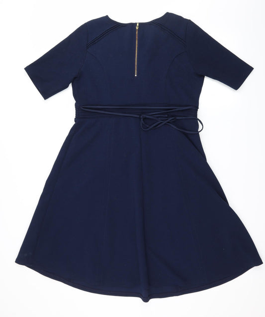 Motherhood Womens Blue Jersey A-Line Size M