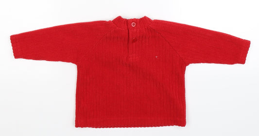 Mad Moose Baby Green Fleece Pullover Jumper Size 0-3 Months