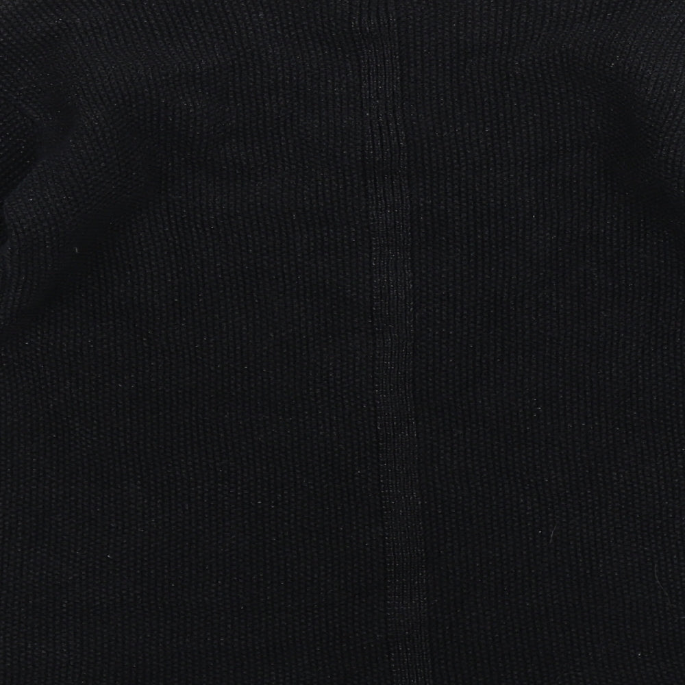 NEXT Womens Black Knit Pullover Jumper Size 8