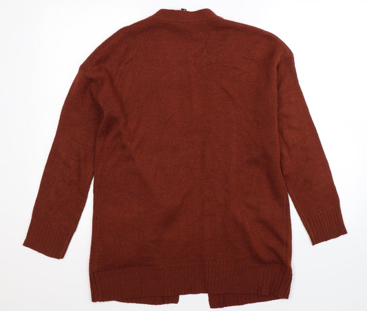 Divided Womens Brown Knit Cardigan Jumper Size S