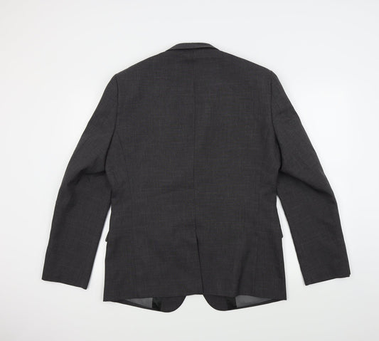 F&F Mens Grey Jacket Suit Jacket Size 42