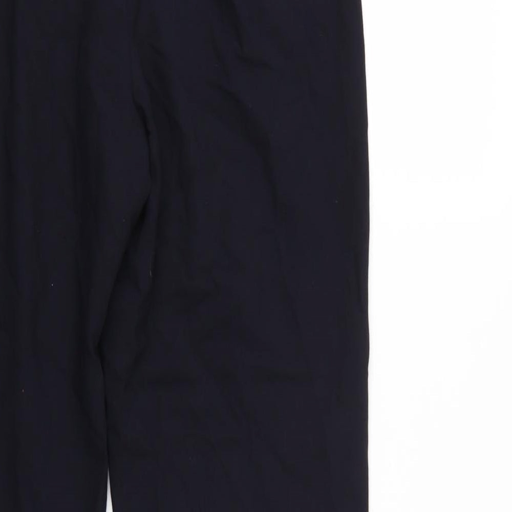 Marks and Spencer Womens Blue Trousers Size 12 L27 in