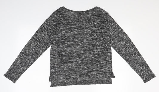 H&M Womens Grey Knit Pullover Jumper Size XS