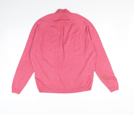 EWM Womens Pink Pullover Jumper Size XL