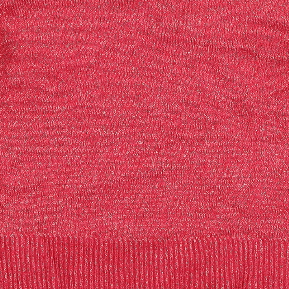 Marks and Spencer Girls Pink Pullover Jumper Size 12-13 Years