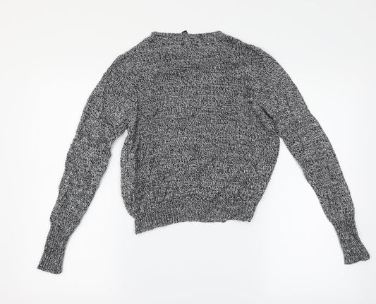H&M Womens Black Pullover Jumper Size XS
