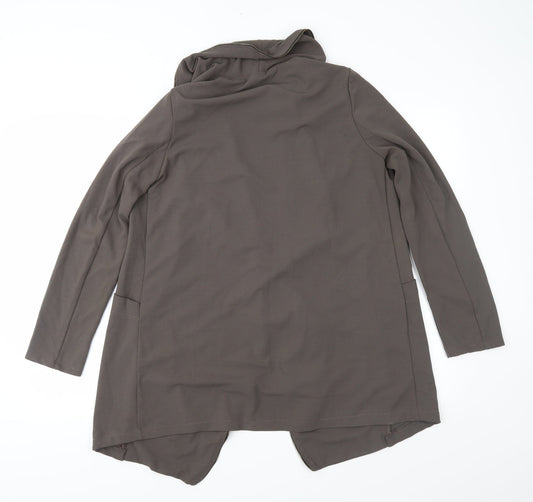 Preworn Womens Brown Jacket Size 8
