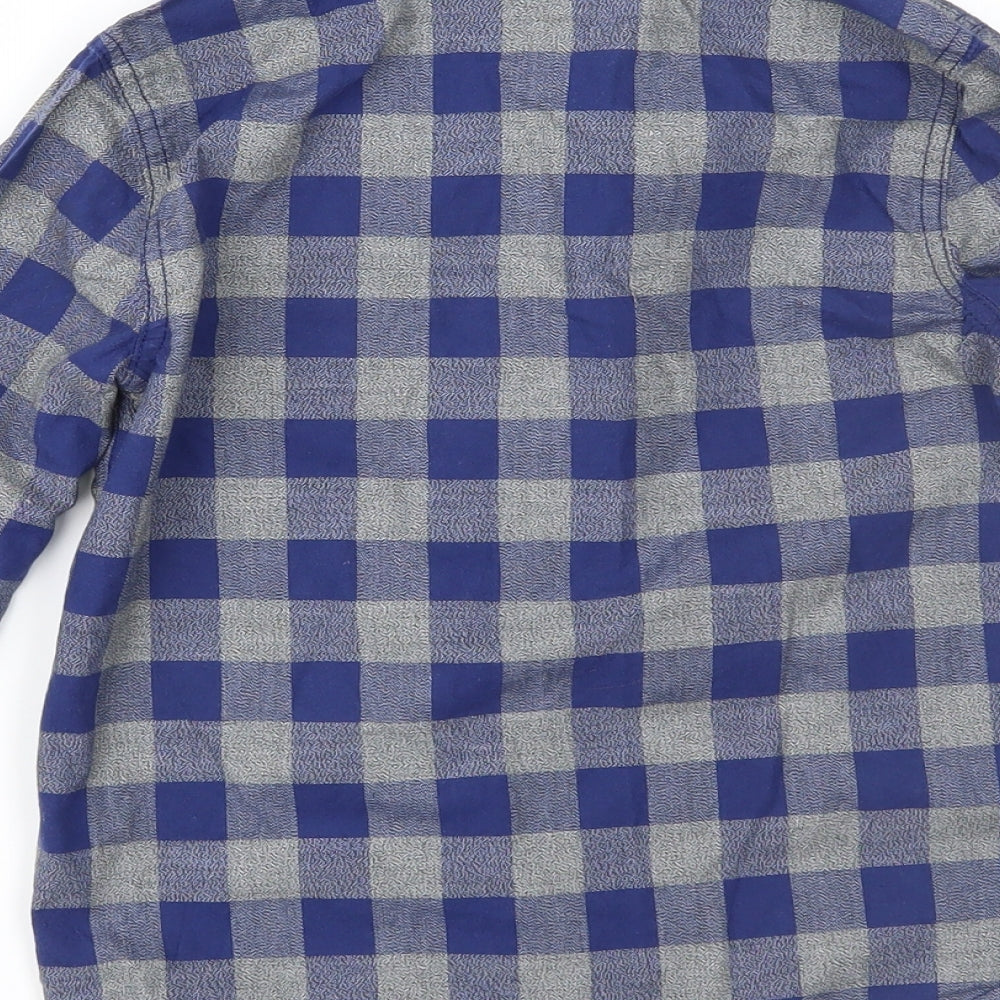 F&F Boys Black Check Basic Button-Up Size 6-7 Years