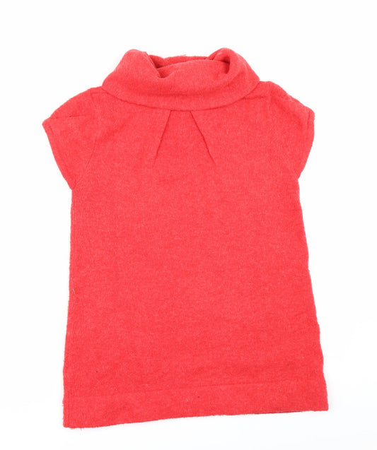 Topshop Womens Red Pullover Jumper Size 8