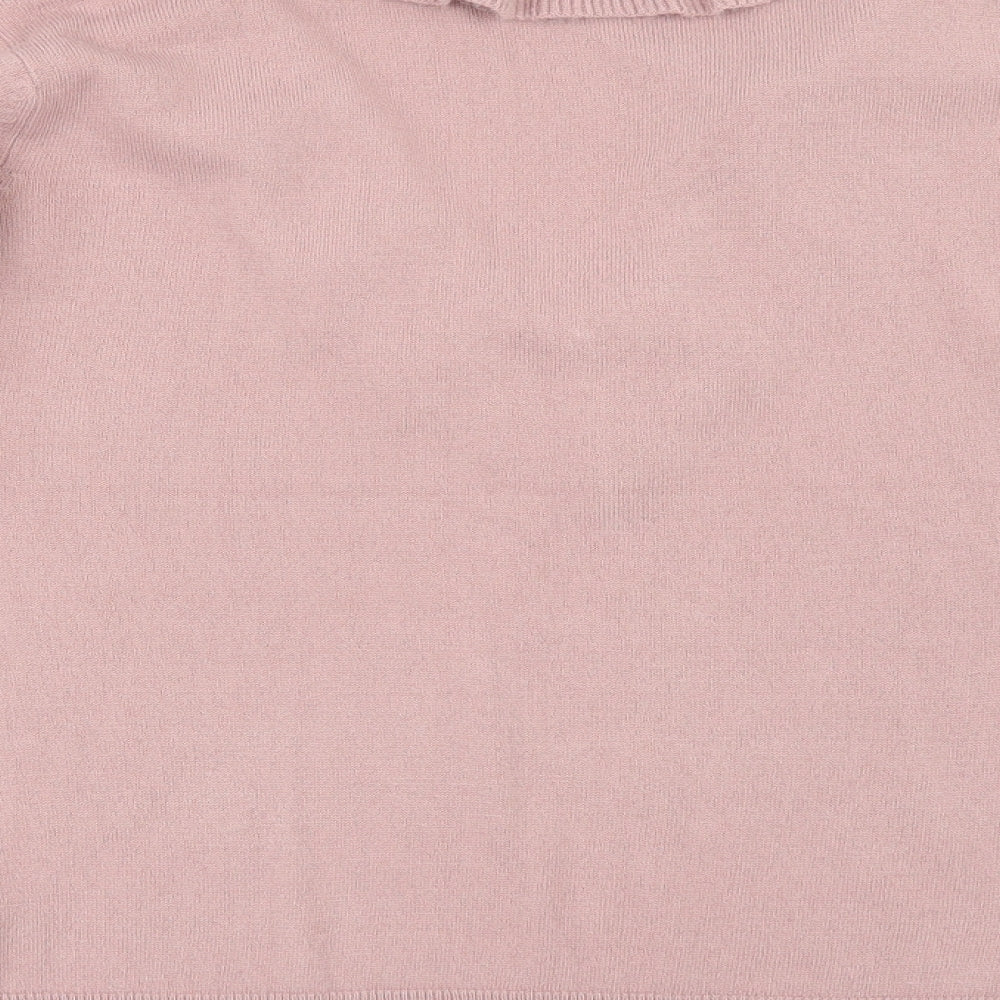 M&Co Womens Pink Pullover Jumper Size M