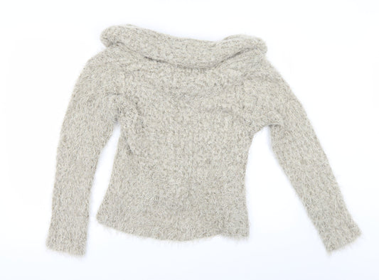 Offshoot Womens Beige Pullover Jumper Size S