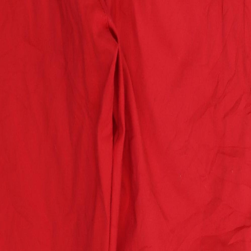 NOWATEX Womens Red Trousers Size 16 L27 in