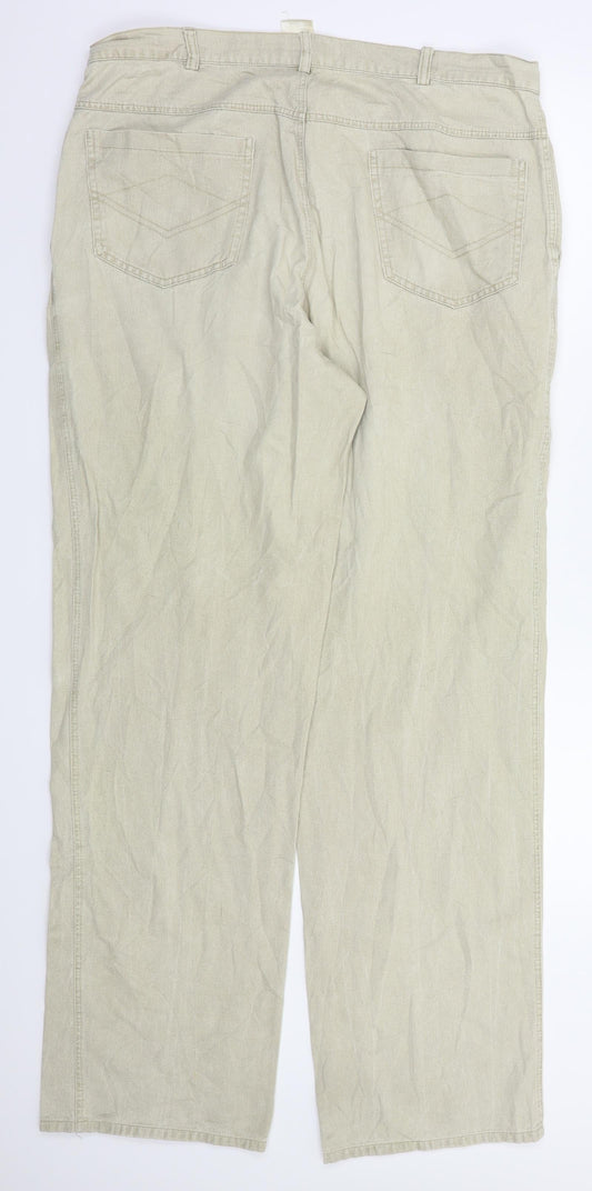getex Womens Beige Trousers Size 34 in L31 in