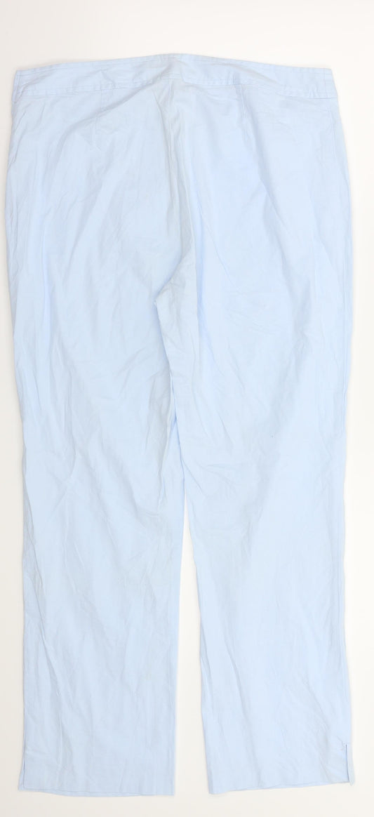 Sisley Womens Blue Trousers Size 32 in L26 in