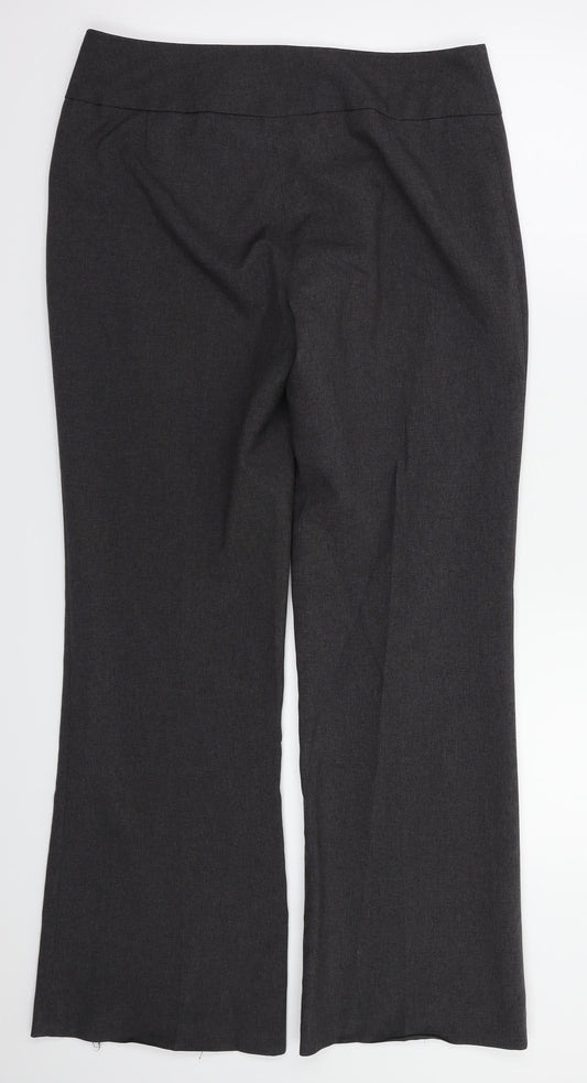 Dorothy perking's Womens Grey Trousers Size 10 L29 in