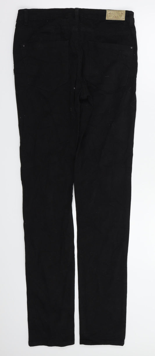 ESMARA Womens Black Straight Jeans Size 8 L33.5 in