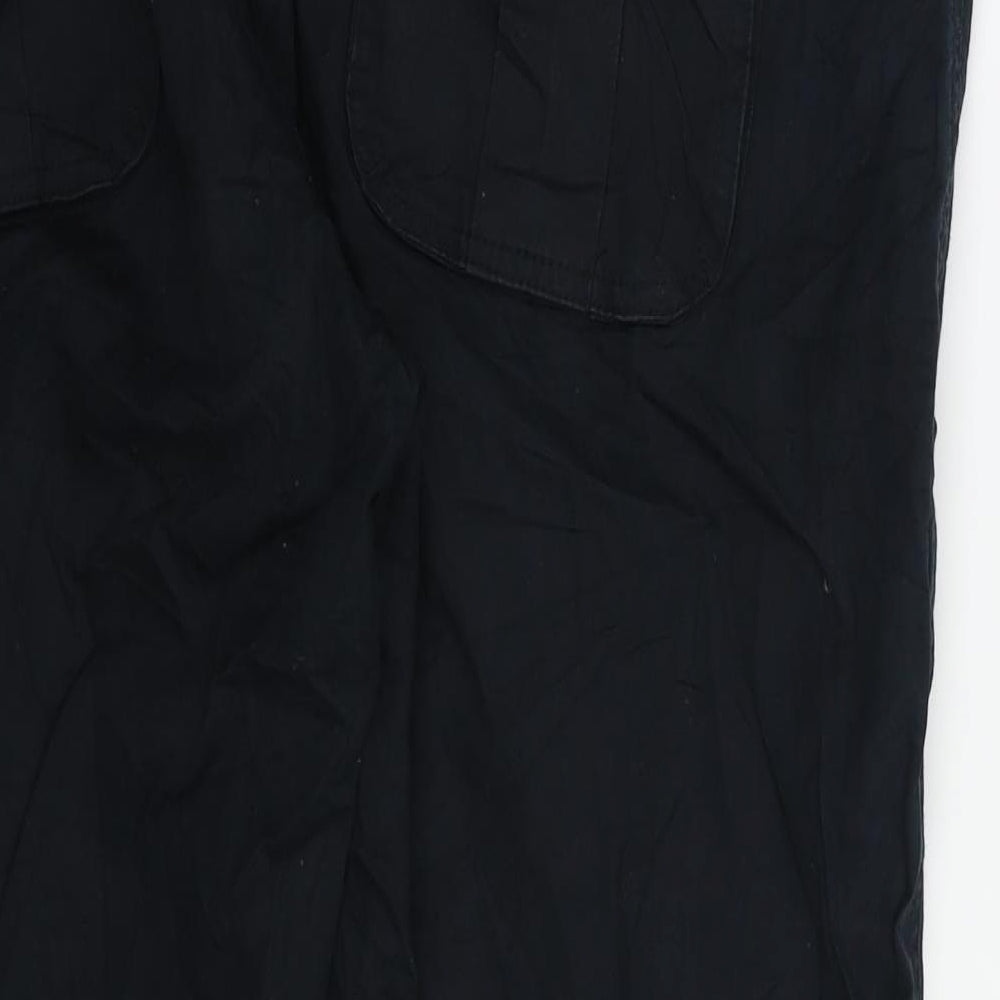 Brand and care label for tinster women’s black trousers, size UK 18, 25-inch leg