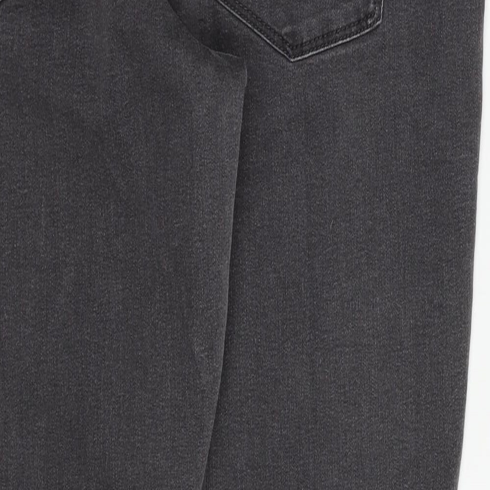 Brand and care label for Red Herring women’s grey skinny jeans, size UK 16, 28-inch leg