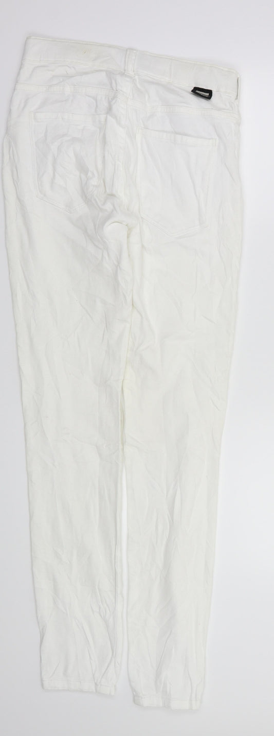 Denim Womens Silver Skinny Jeans Size M L31 in