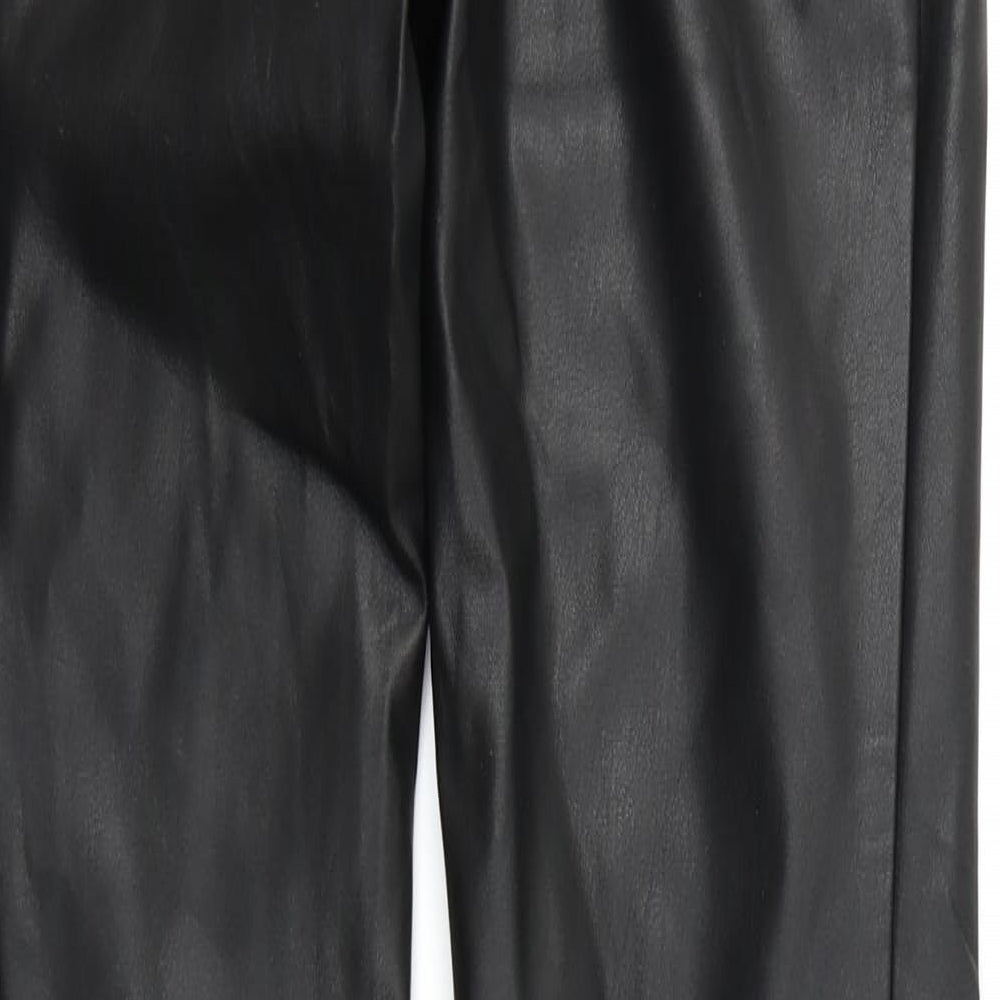Brand and care label for Next women’s black trousers, size 2XL, 23-inch leg