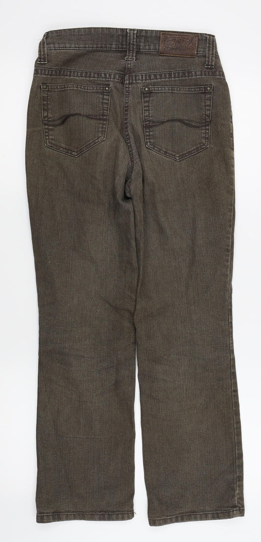 mac Womens Brown Straight Jeans Size 27 in L26 in