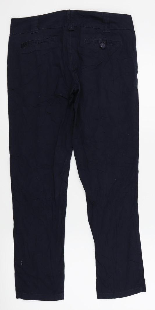 pascia women Womens Black Trousers Size 14 L25 in