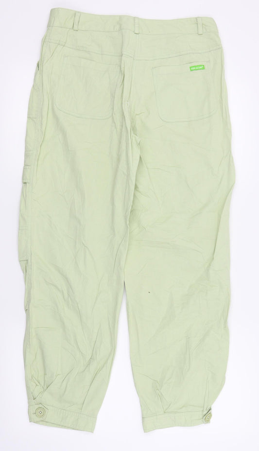 tom klam Womens Green Trousers Size 30 in L26 in