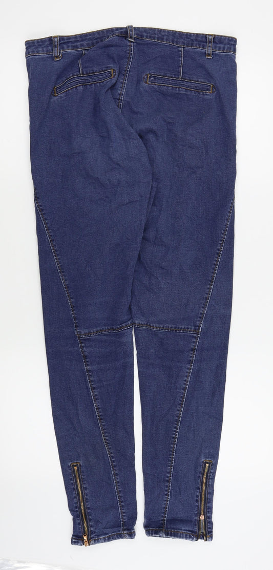 zavanna Womens Blue Straight Jeans Size 32 in L29 in