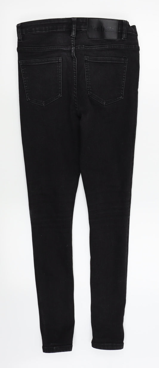ven detta Womens Black Skinny Jeans Size 30 in L28 in