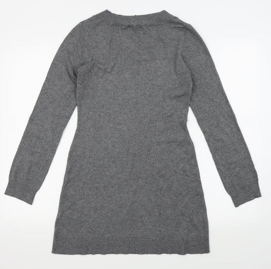 H&M Womens Grey Pencil Dress Size 6