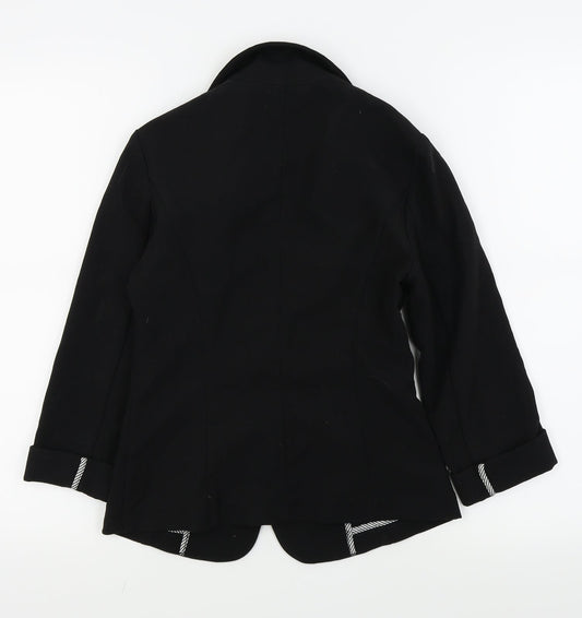 New Look Womens Black Jacket Blazer Size 6