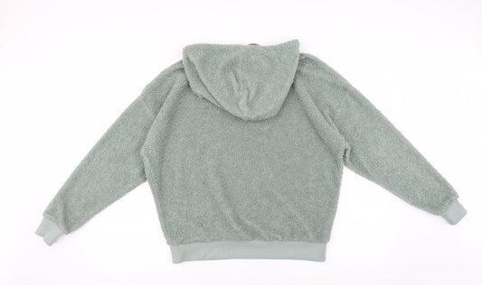 New Look Womens Green Pullover Hoodie Size 8