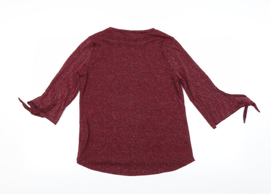Lotties Womens Purple Pullover Jumper Size 8 - glittery