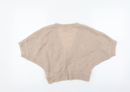 H&M Womens Pink Cardigan Jumper Size M - shrug