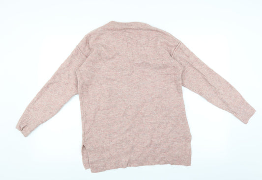 Sainsburys Womens Pink Pullover Jumper Size 10