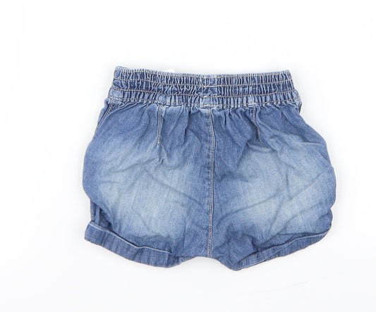 H&M Girls Blue Cropped Jeans Size 12 Months