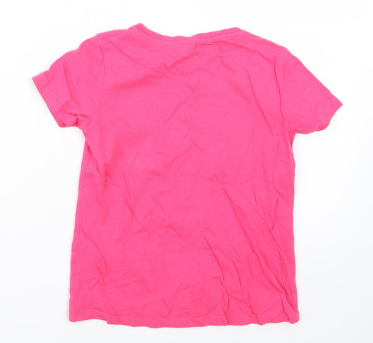 Blue Zoo Girls Pink Basic T-Shirt Size 5-6 Years