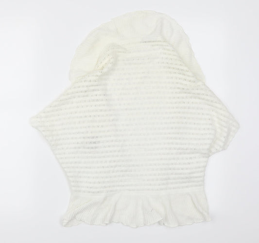 Per Una Womens White Cardigan Jumper Size M