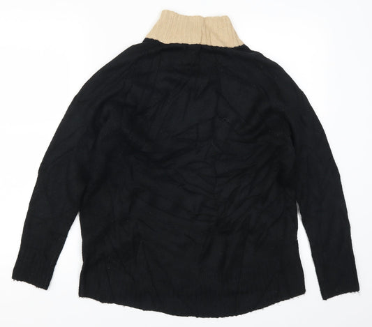 M&Co Womens Beige Pullover Jumper Size 10 - Colour Block