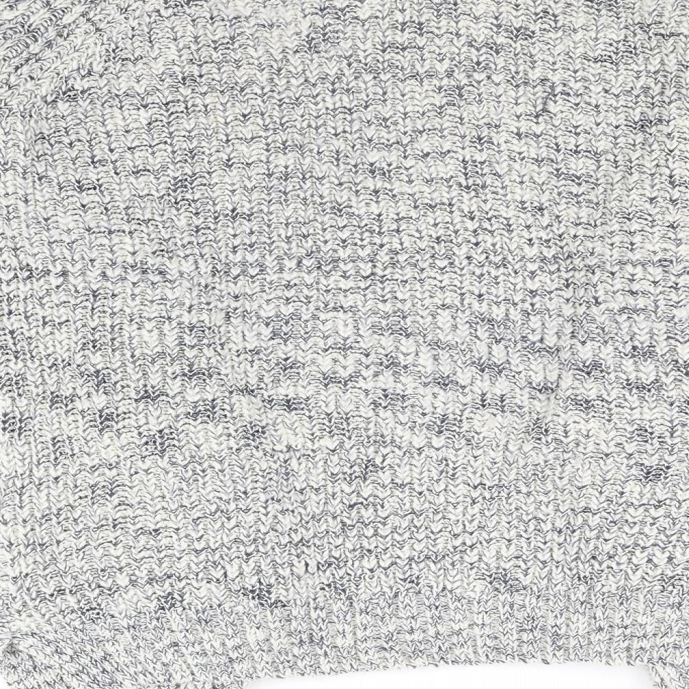 Brand and care label for BDG women’s white cardigan jumper, size M