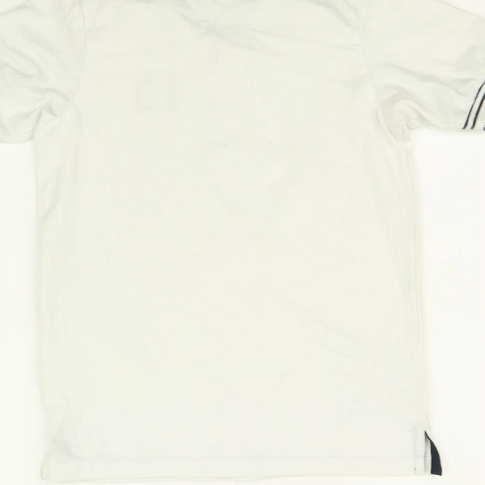 Lonsdale Boys White Basic Polo Size 9-10 Years