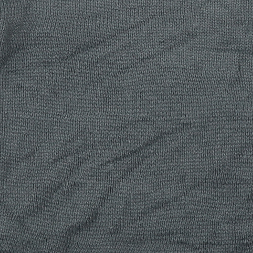 Brand and care label for BHS men’s grey jumper, size L