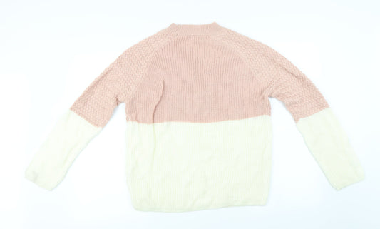 papaya Womens Pink Pullover Jumper Size M