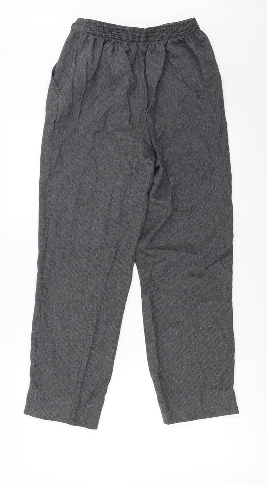 Marks and Spencer Womens Grey Trousers Size 10 L25 in
