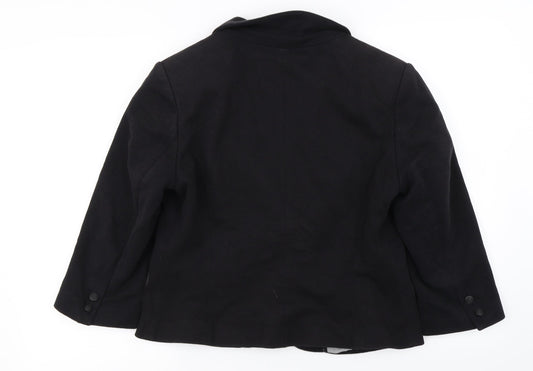 Autograph Womens Black Jacket Blazer Size 14