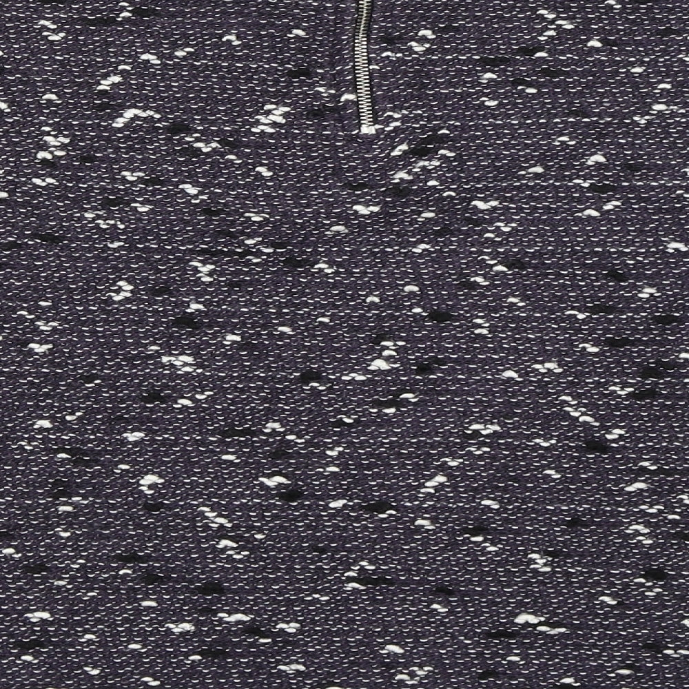 Brand and care label for Next women’s blue jumper, size UK 12